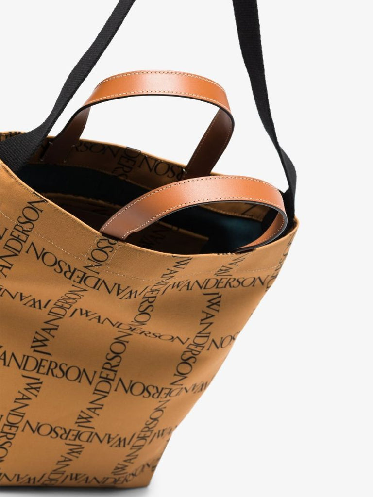 Neutral Logo Shopper Tote Bag