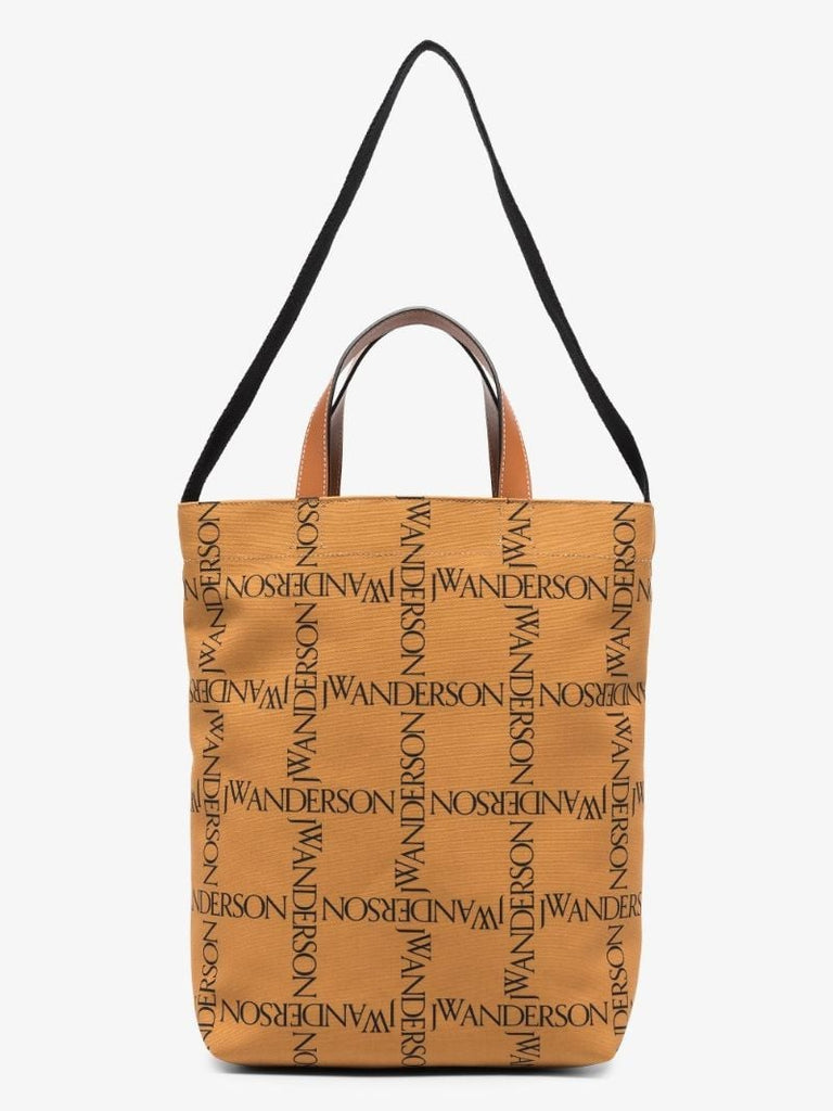 Neutral Logo Shopper Tote Bag