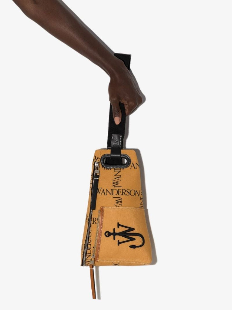 Neutral Anchor Logo Cross Body Bag