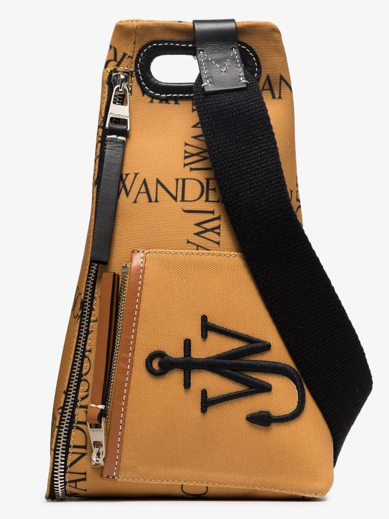 Neutral Anchor Logo Cross Body Bag