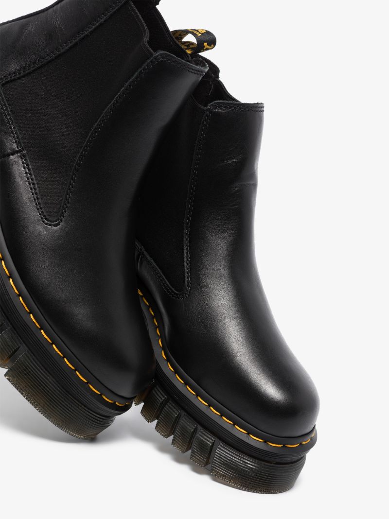 Black Audrick Platform Chelsea Boots