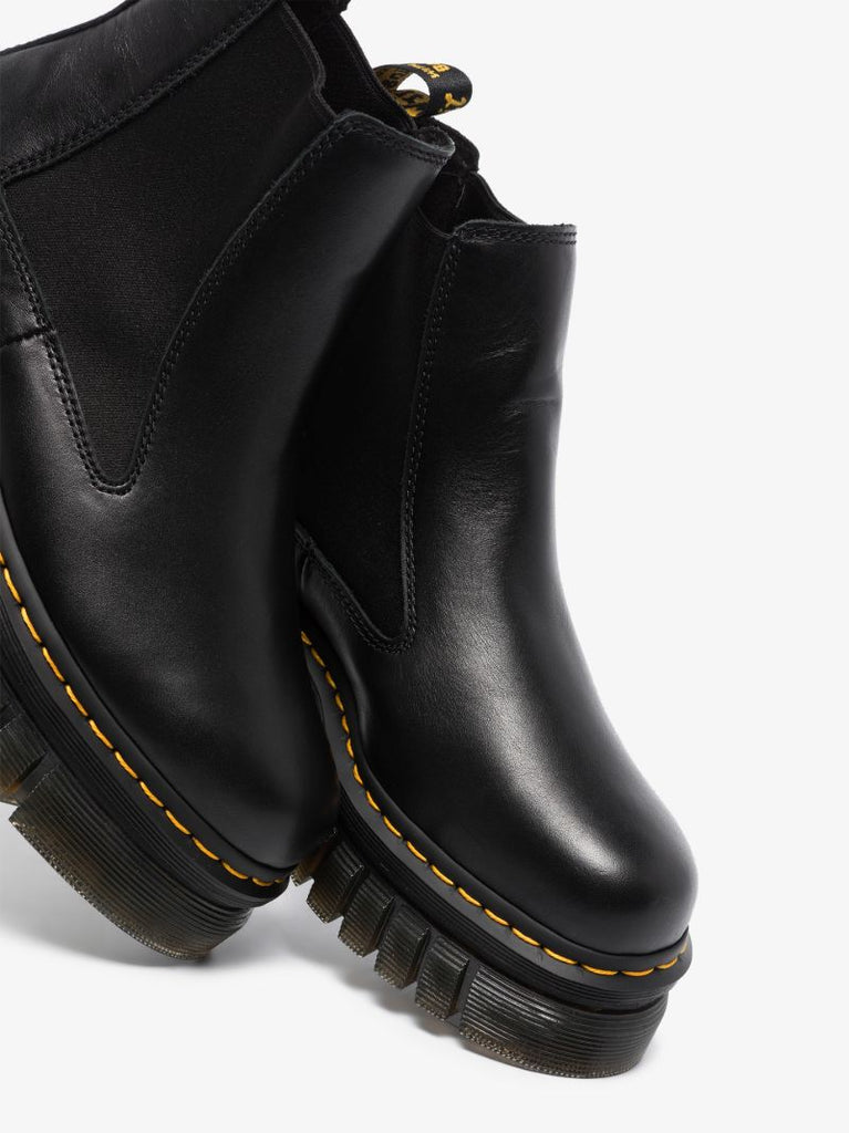 Black Audrick Platform Chelsea Boots