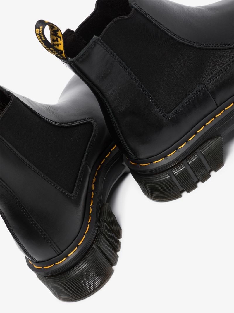 Black Audrick Platform Chelsea Boots