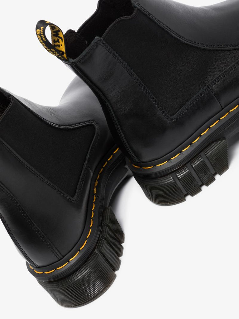 Black Audrick Platform Chelsea Boots