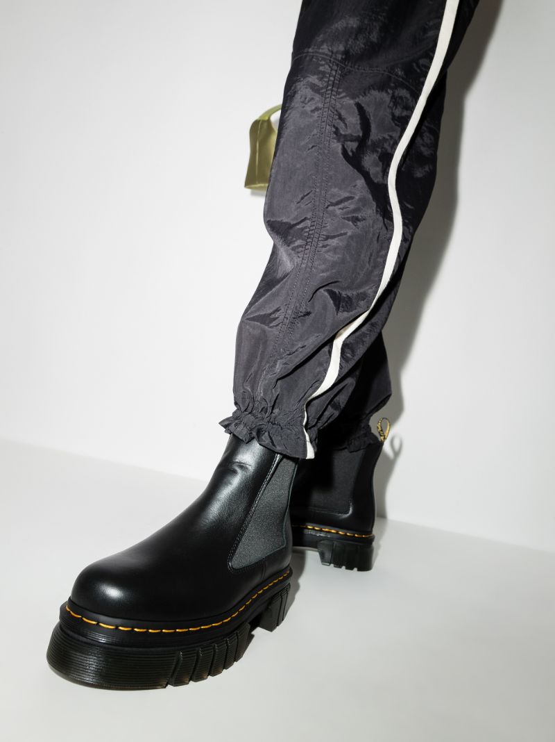 Black Audrick Platform Chelsea Boots