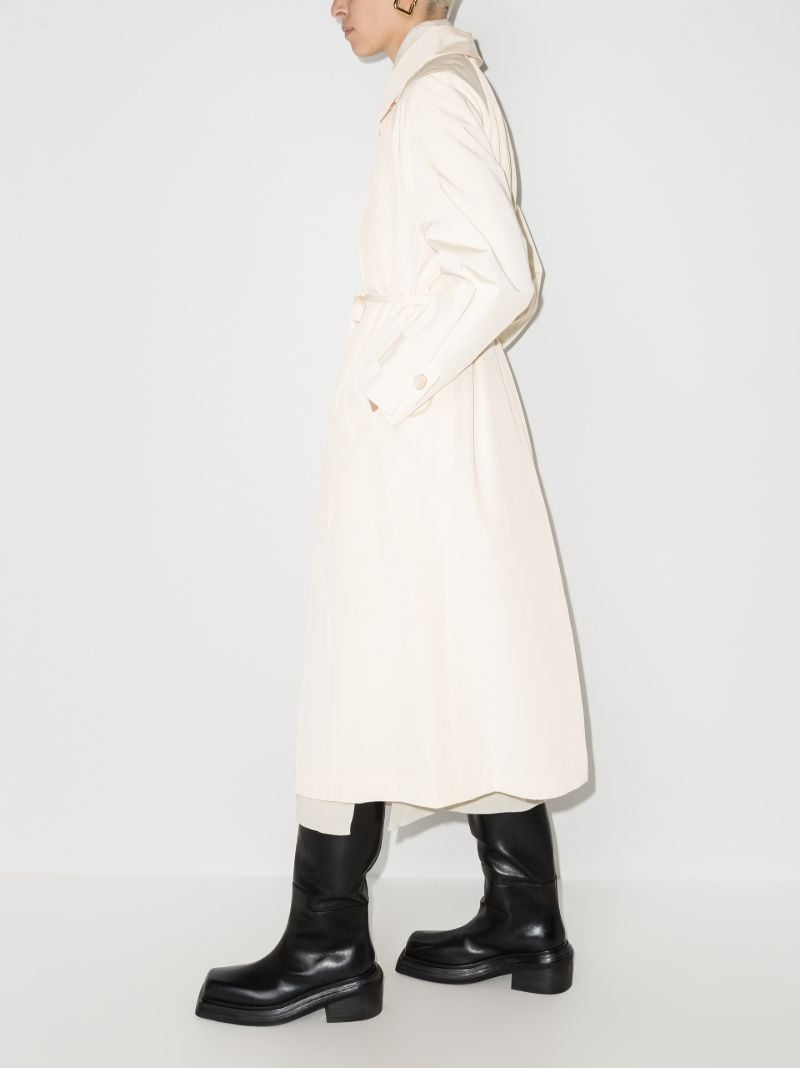 Ribbon Tie Trench Coat
