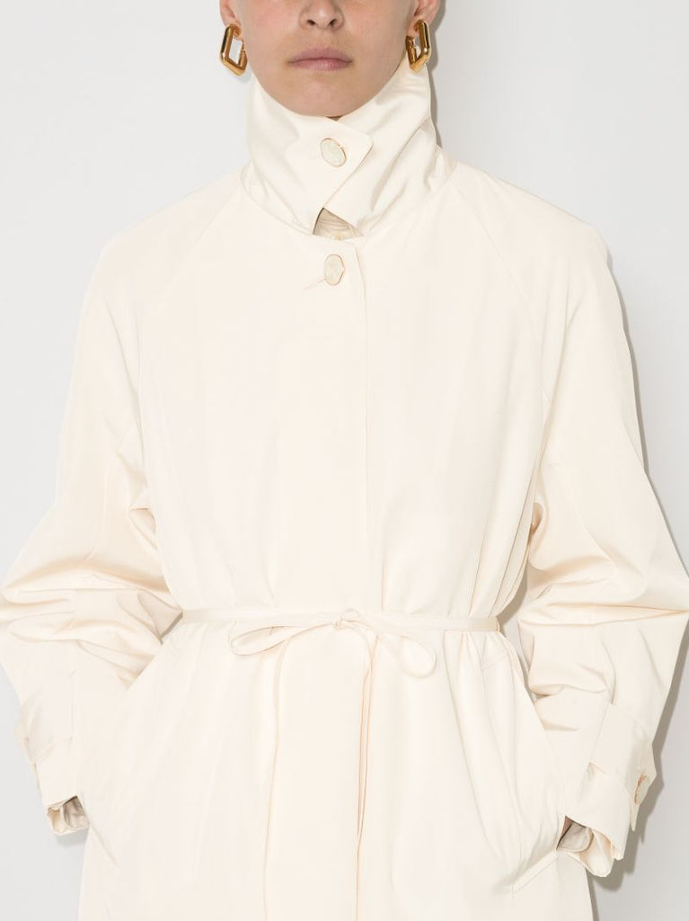 Ribbon Tie Trench Coat