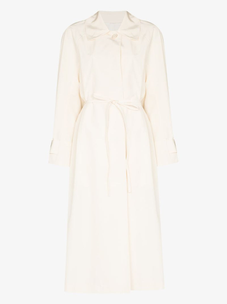 Ribbon Tie Trench Coat