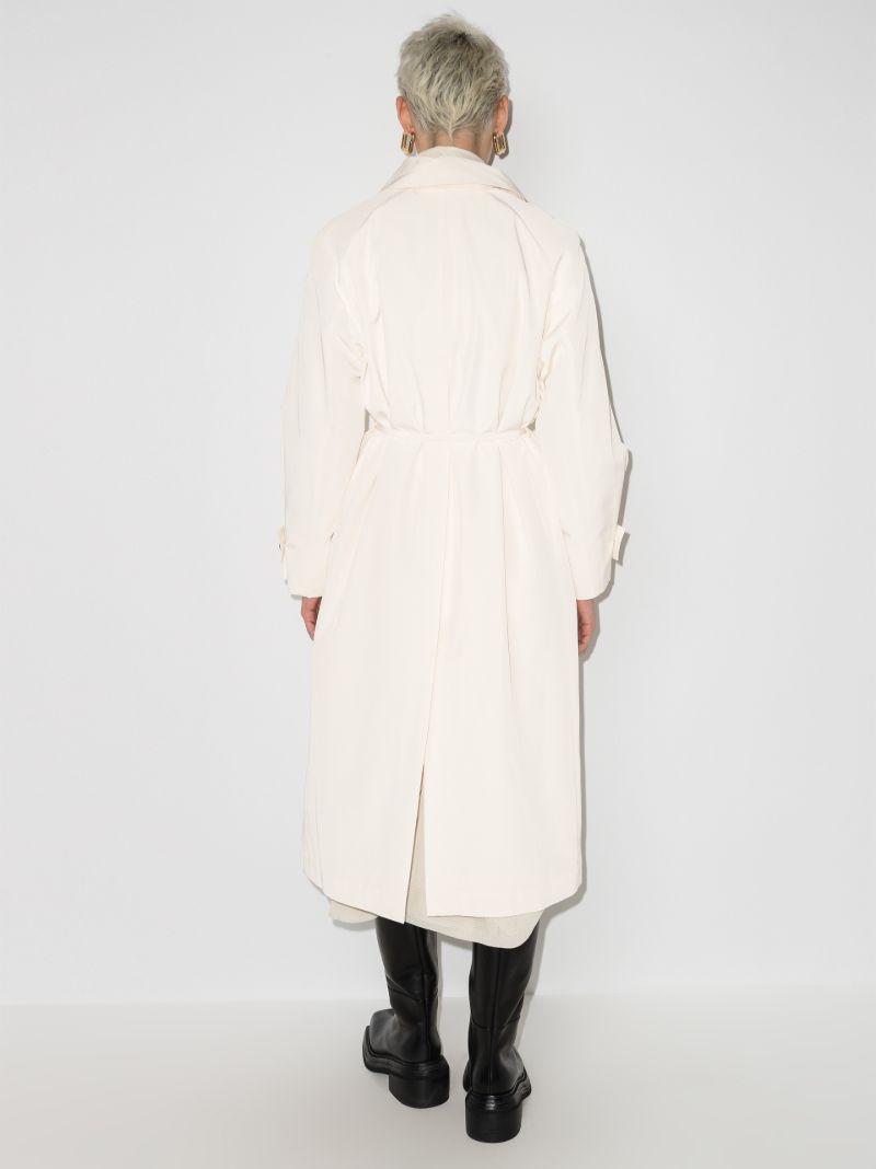 Ribbon Tie Trench Coat