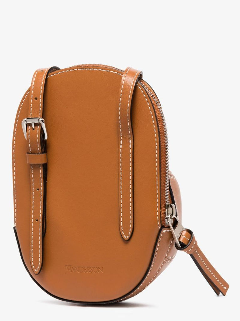 Brown Midi Cap Leather Mini Bag