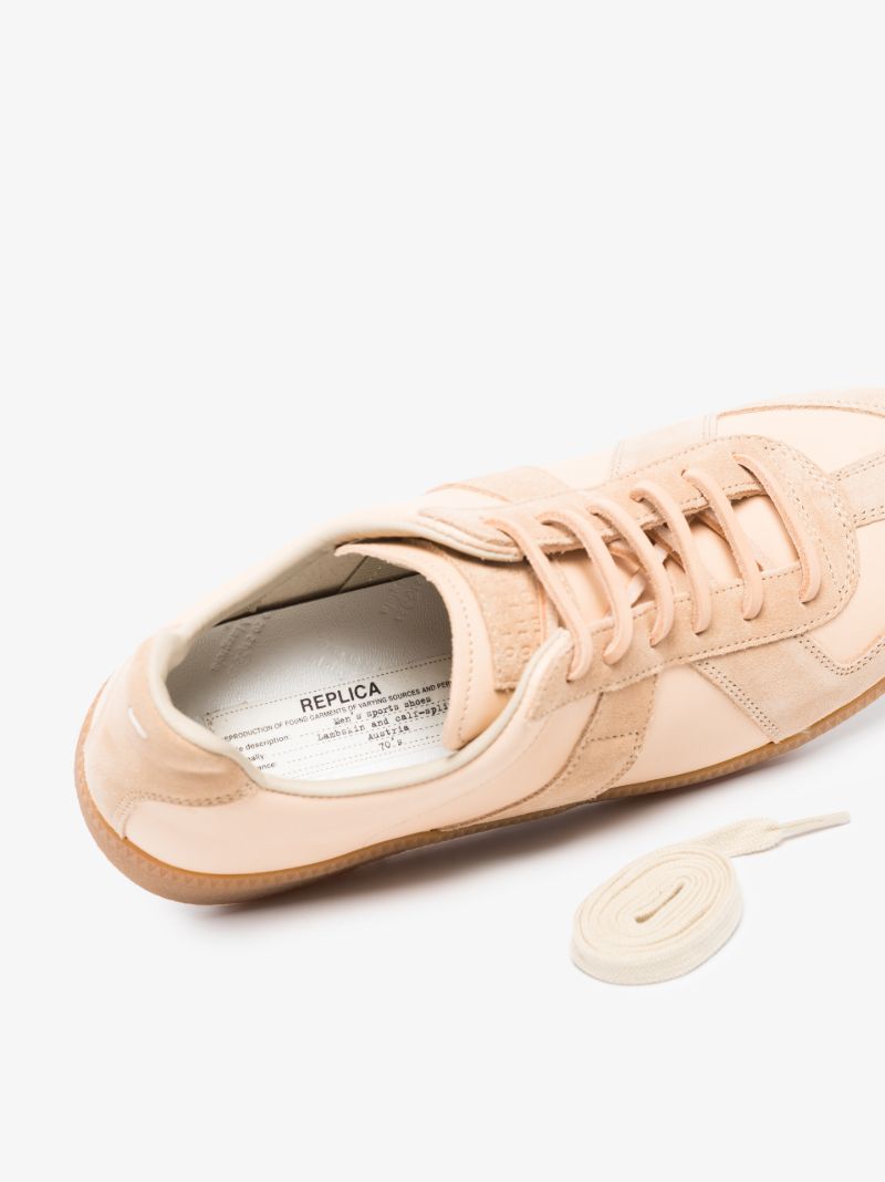 Neutral Replica Leather Sneakers