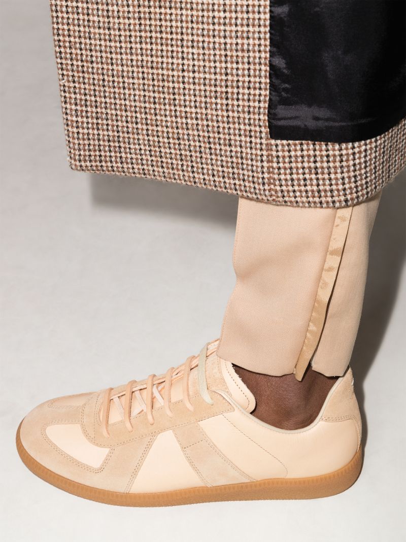Neutral Replica Leather Sneakers