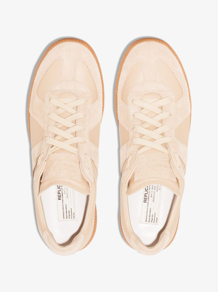 Neutral Replica Leather Sneakers