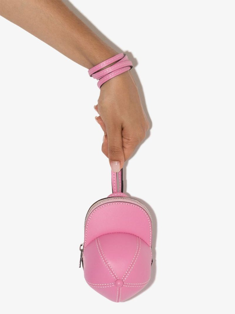 Pink Nano Cap Leather Mini Bag