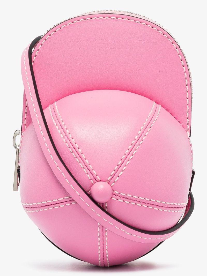 Pink Nano Cap Leather Mini Bag