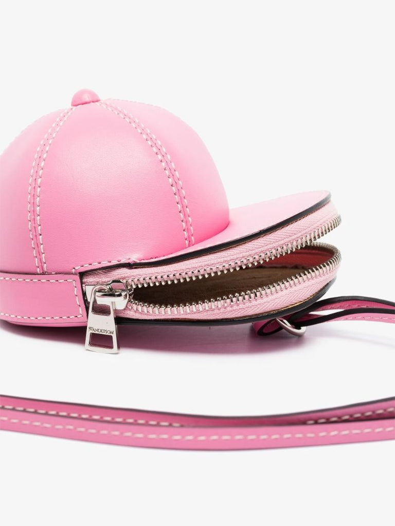 Pink Nano Cap Leather Mini Bag