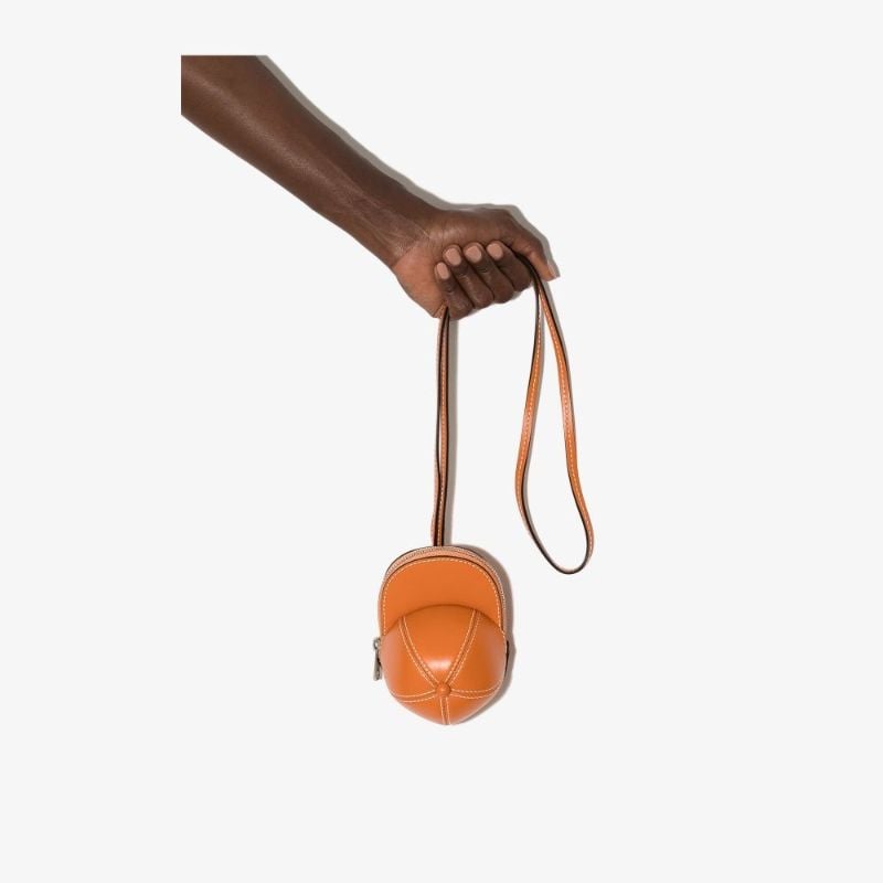 Brown Nano Cap Leather Mini Bag