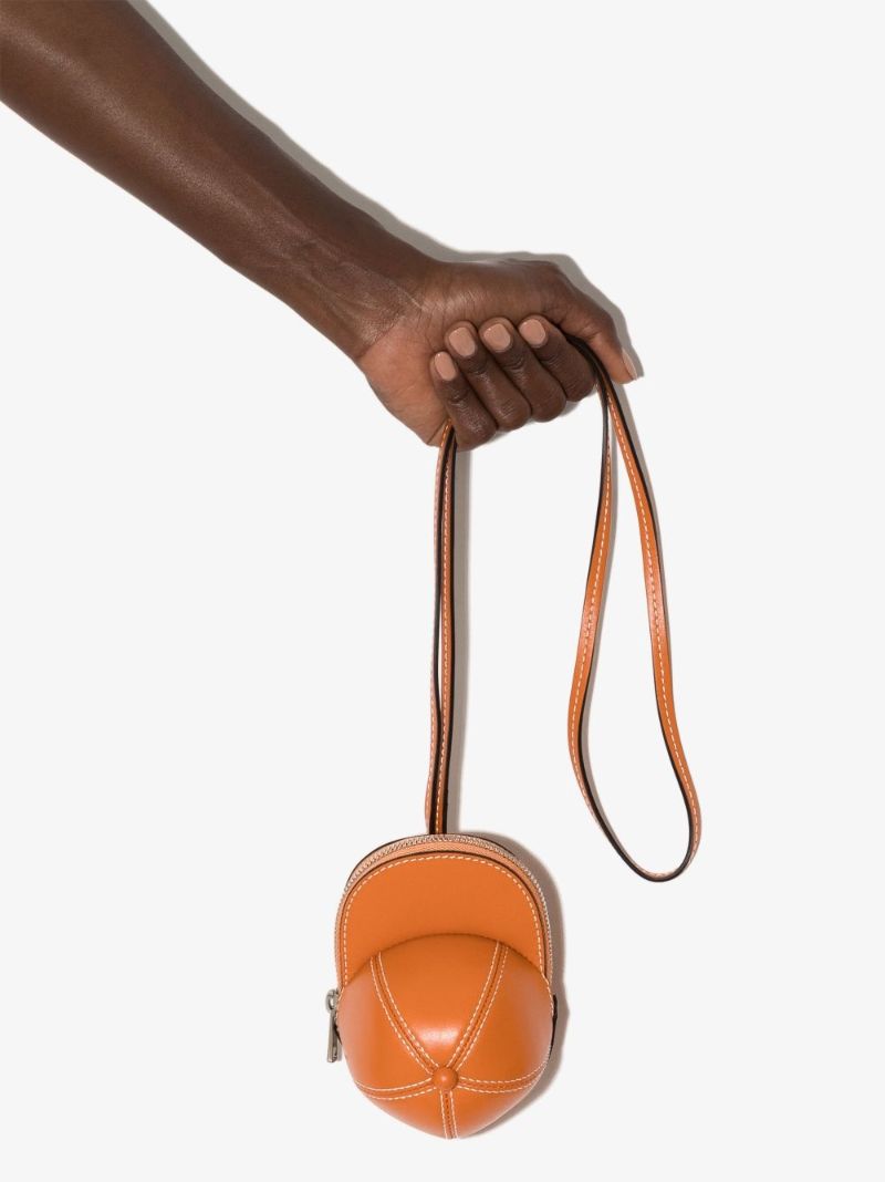 Brown Nano Cap Leather Mini Bag