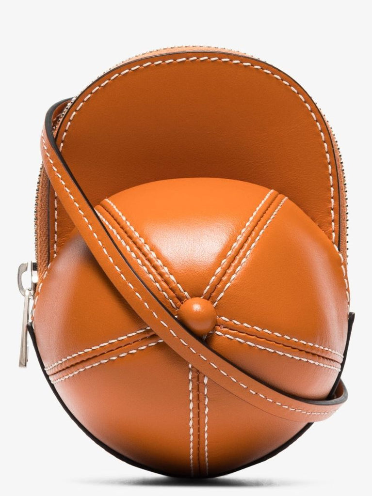 Brown Nano Cap Leather Mini Bag