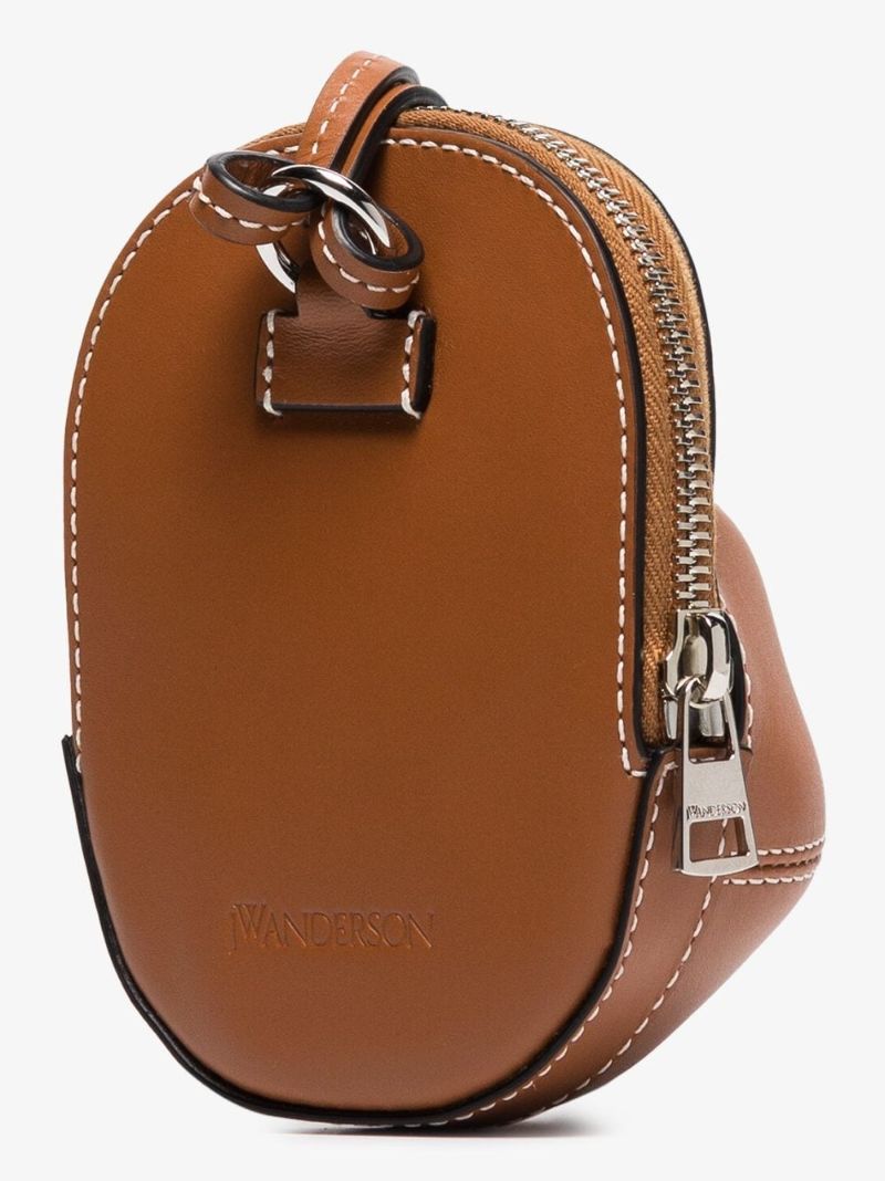 Brown Nano Cap Leather Mini Bag