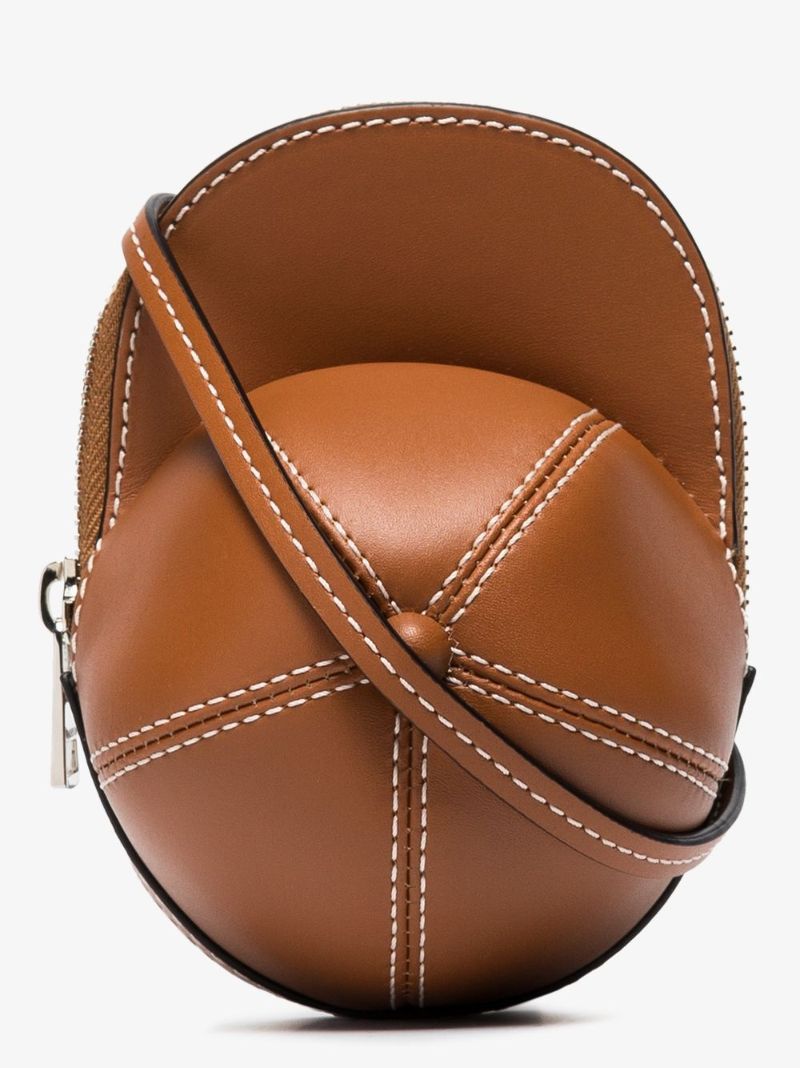 Brown Nano Cap Leather Mini Bag