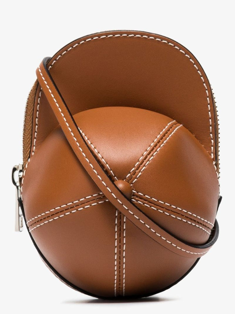 Brown Nano Cap Leather Mini Bag
