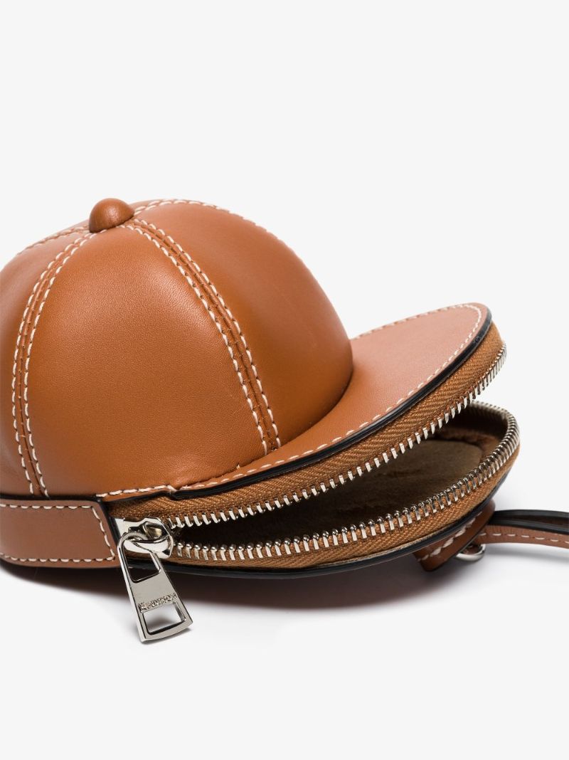 Brown Nano Cap Leather Mini Bag
