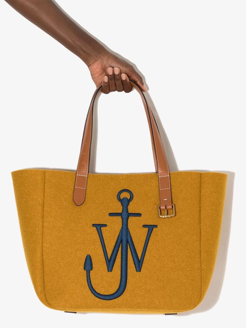 Yellow Belt Felt Tote Bag