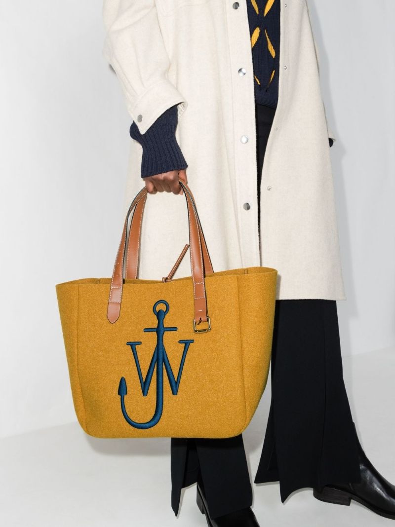 Yellow Belt Felt Tote Bag