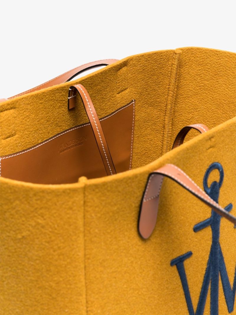 Yellow Belt Felt Tote Bag