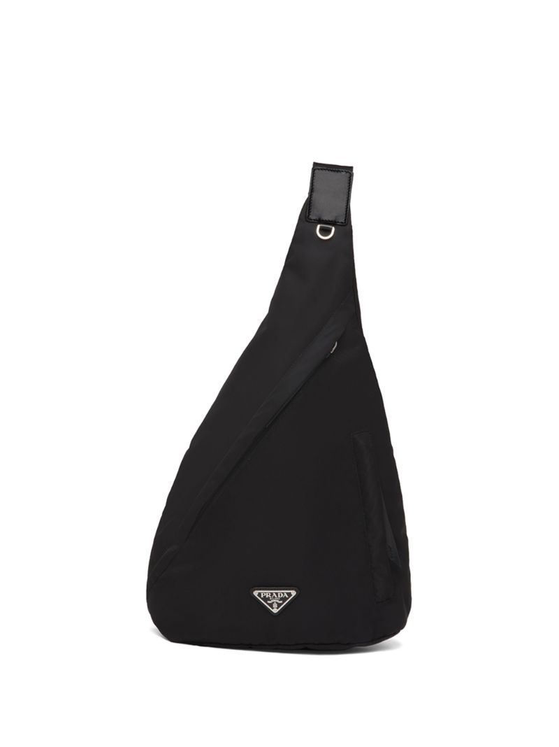 Black Re-nylon Leather Backpack