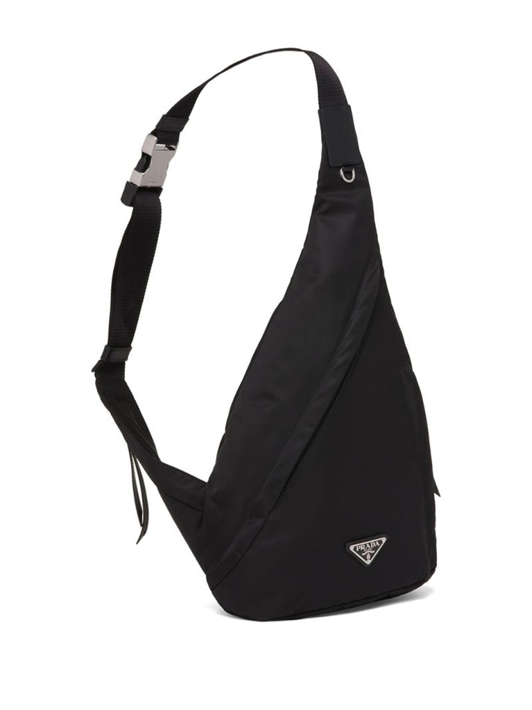 Black Re-nylon Leather Backpack