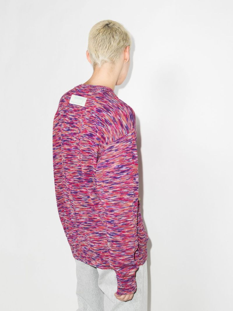 X Myfawnwy Floral Knit Sweater