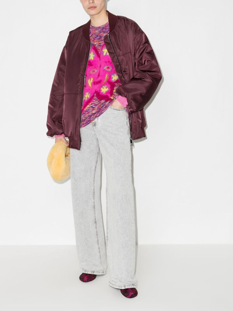 X Myfawnwy Floral Knit Sweater