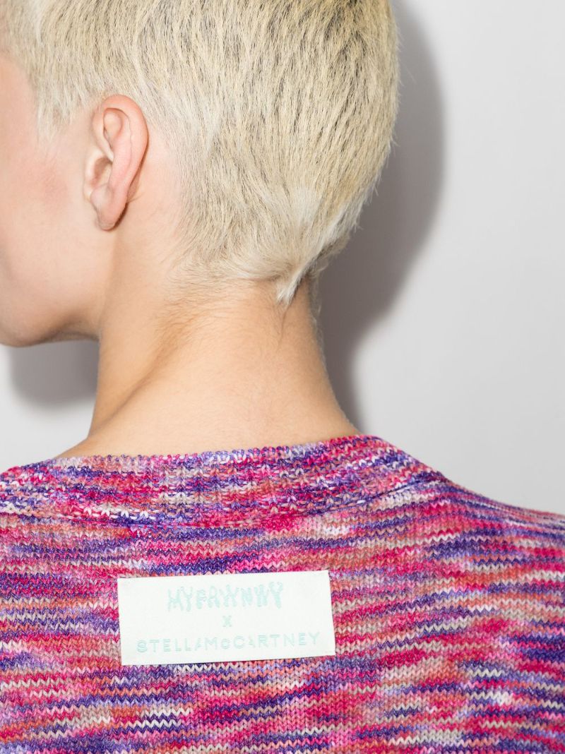 X Myfawnwy Floral Knit Sweater