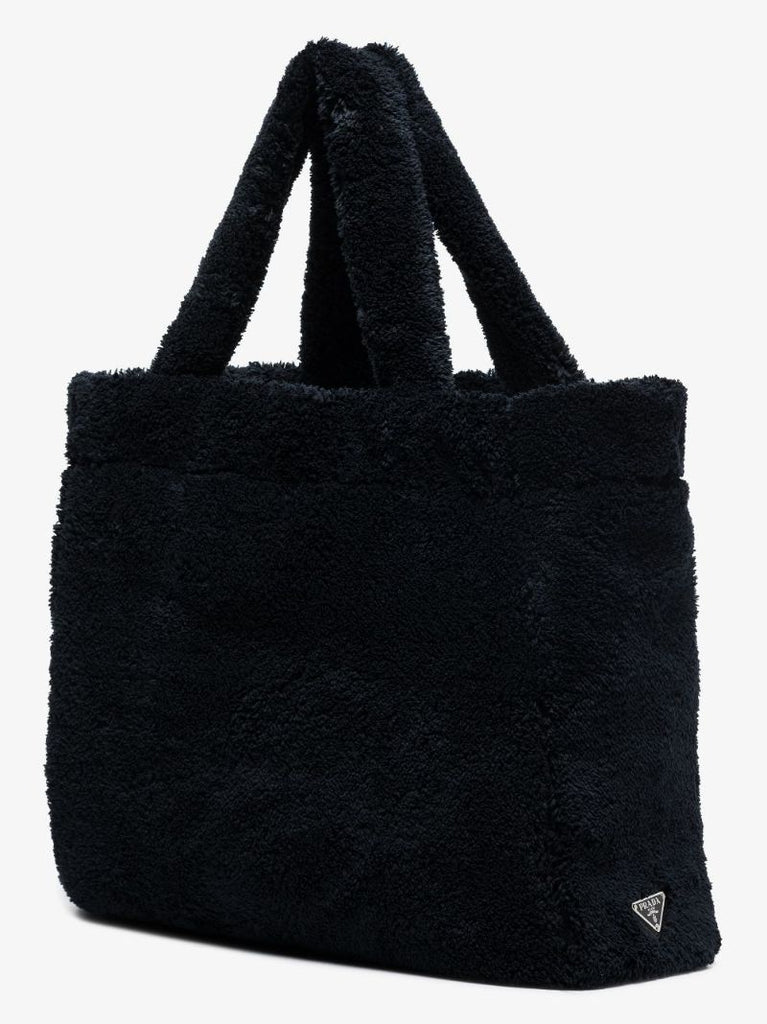 Logo-print Terry-cloth Tote Bag