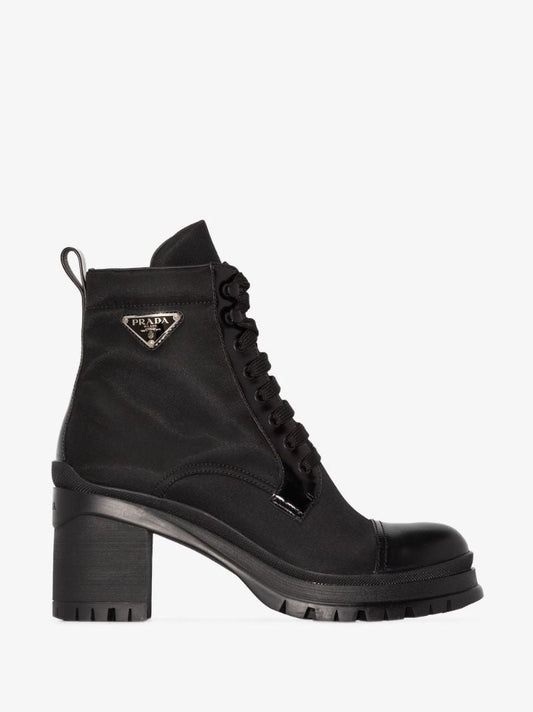 Black 55 Re-nylon Ankle Boots