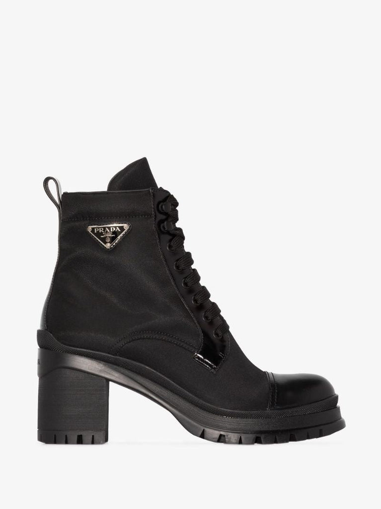 Black 55 Re-nylon Ankle Boots