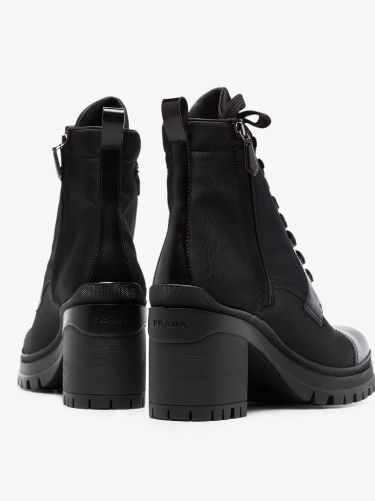 Black 55 Re-nylon Ankle Boots