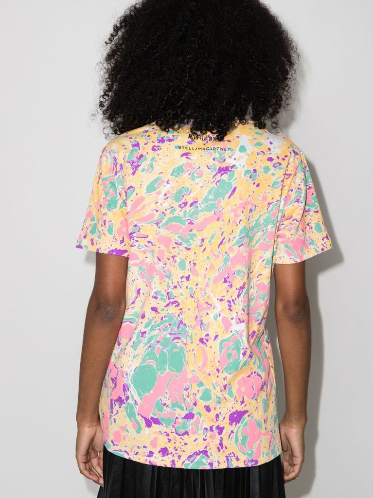 X Myfawnwy Flower Print Cotton T-shirt