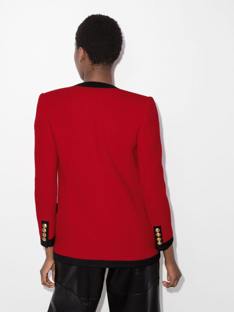Red Tweed Blazer