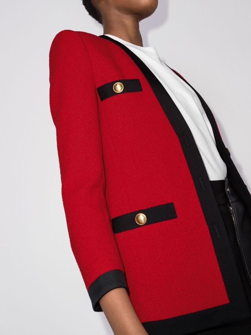 Red Tweed Blazer