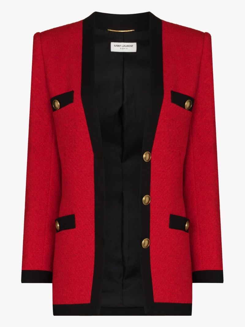 Red Tweed Blazer