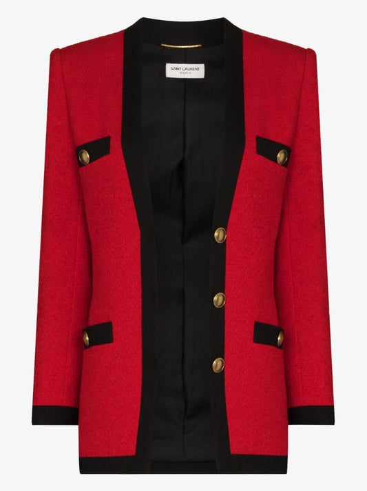 Red Tweed Blazer