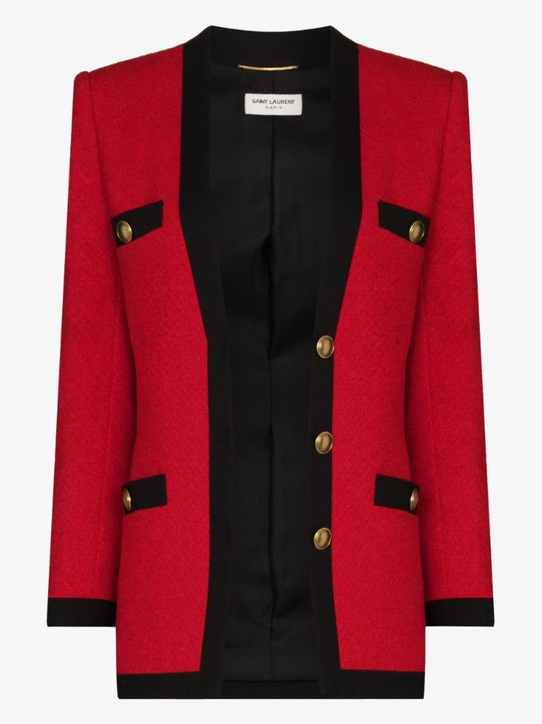 Red Tweed Blazer
