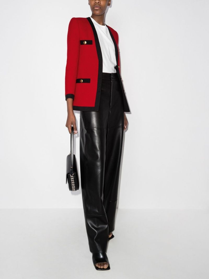 Red Tweed Blazer