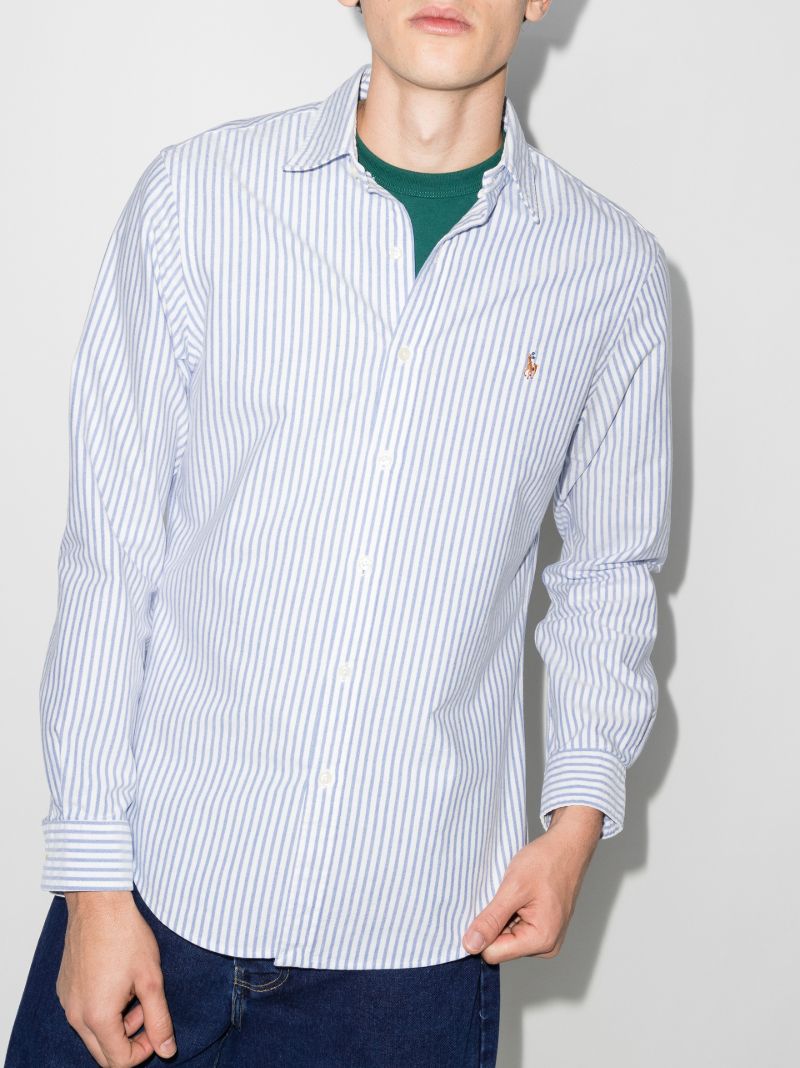 Stripe Cotton Oxford Shirt