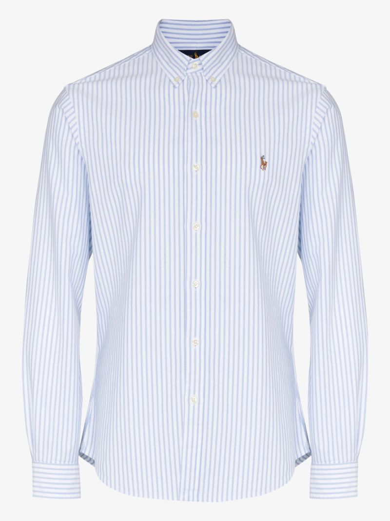 Stripe Cotton Oxford Shirt