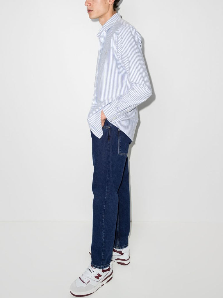 Stripe Cotton Oxford Shirt