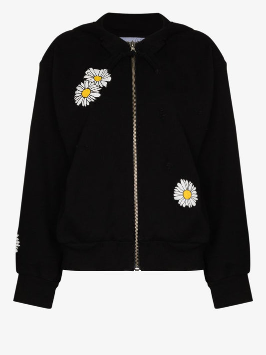 Daisy Print Hoodie